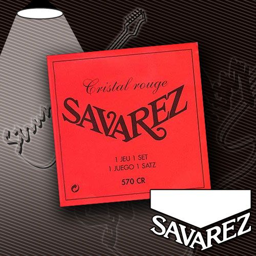 Струны для классической гитары Savarez 570CR Cristal Rouge