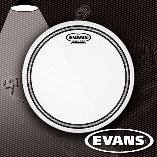 14" пластик для тома/малого барабана Evans B14EC2S EC2 Frosted
