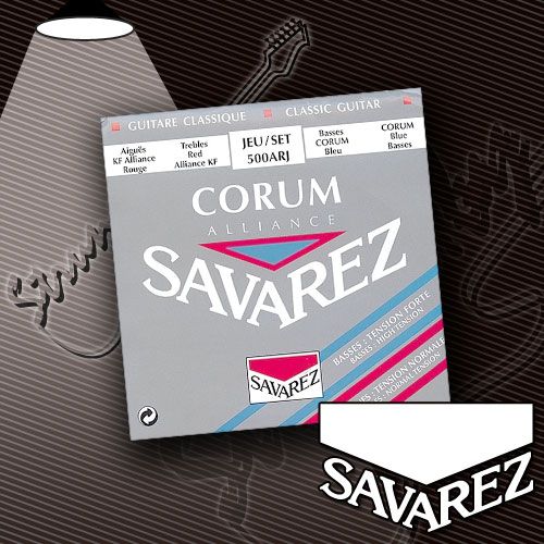 Струны для классической гитары Savarez 500ARJ Alliance Corum Forte Normale