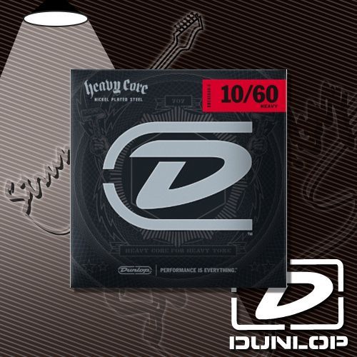 Струны для электрогитары Dunlop DHCN1060 Heavy Core 10-60