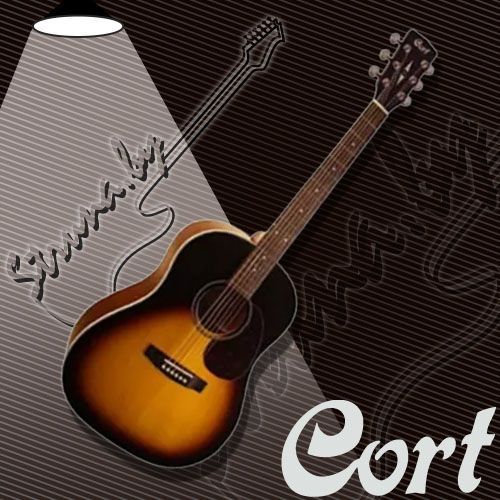 Акустическая гитара Cort AF510 SSB