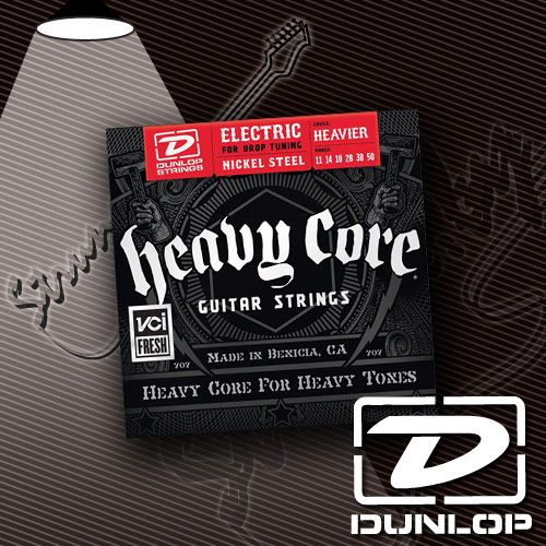 Струны для электрогитары Dunlop DHCN1150 Heavy Core NPS 11-50