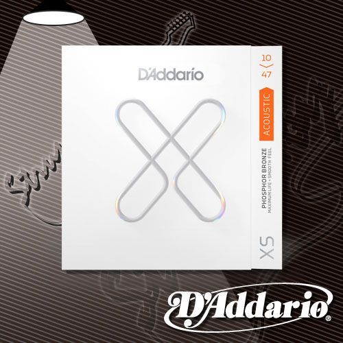 Струны для акустической гитары D'Addario XSAPB1047 Phosphor Bronze