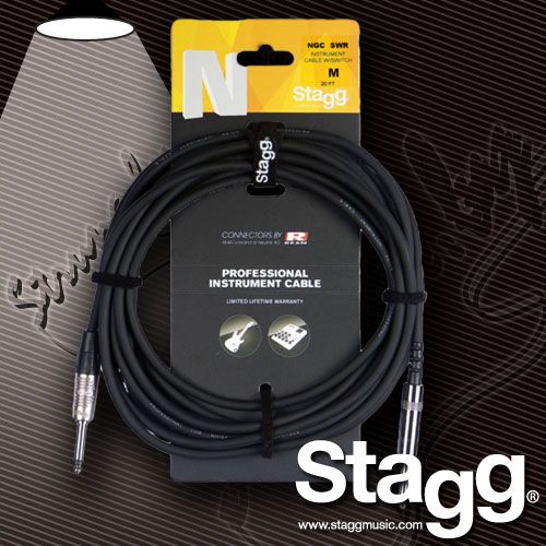 Инструментальный кабель Stagg NGC6SWR