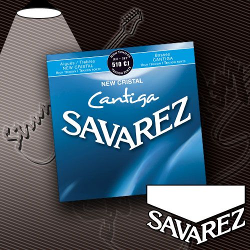 Струны для классической гитары Savarez 510CJ New Cristal Cantiga Forte