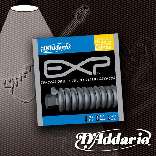 Струны для электрогитары D'Addario EXP125 Coated Nickel 9-46 Струны для электрогитары D'Addario EXP125 Coated Nickel 9-46