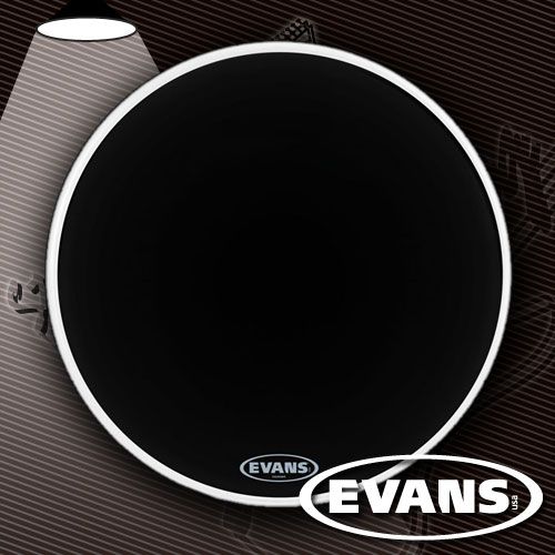 22" резонаторный пластик для бас-барабана Evans BD22RBG Resonant Black