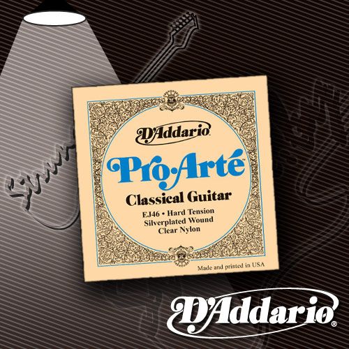 Струны для классической гитары D'Addario EJ-46 Pro-Arte Nylon Hard