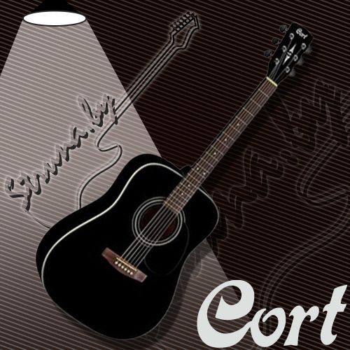 Акустическая гитара Cort Earth 100 BK