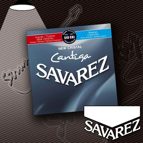 Струны для классической гитары Savarez 510CRJ New Cristal Cantiga Forte Normale