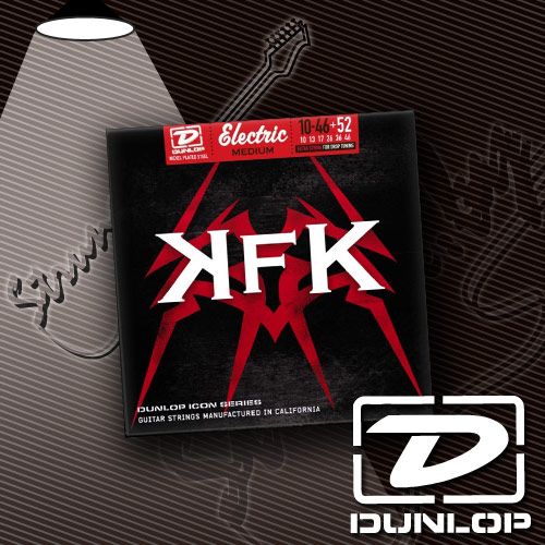 Струны для 7-струнной электрогитары Dunlop KKN1052 KFK Kerry King Icon 10-52 Струны для 7-струнной электрогитары Dunlop KKN1052 KFK Kerry King Icon 10-52