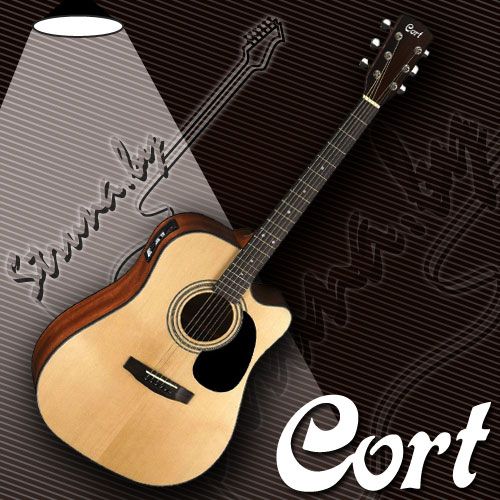 Электро-акустическая гитара Cort AD880CE NS