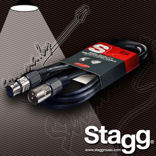 Микрофонный кабель Stagg SMC10 XLR(M)-XLR(F)