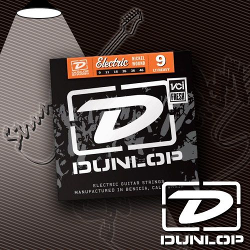 Струны для электрогитары Dunlop DEN0946 Nickel Wound 9-46 Струны для электрогитары Dunlop DEN0946 Nickel Wound 9-46
