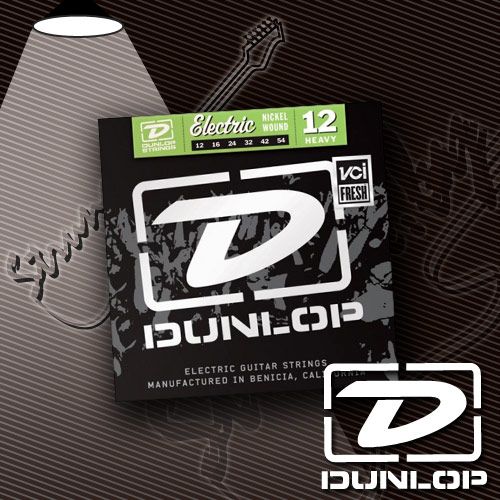 Струны для электрогитары Dunlop DEN1254 Nickel Wound 12-54 Струны для электрогитары Dunlop DEN1254 Nickel Wound 12-54