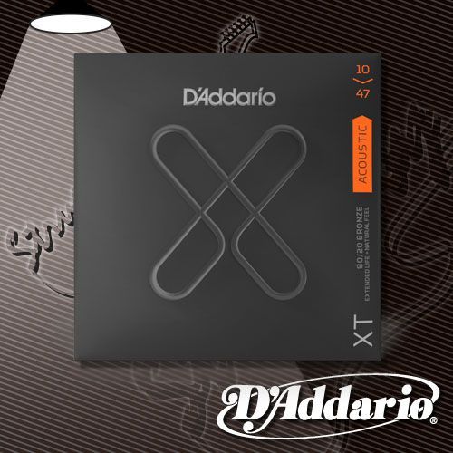 Струны для акустической гитары D'Addario XTABR1047 80-20 Bronze