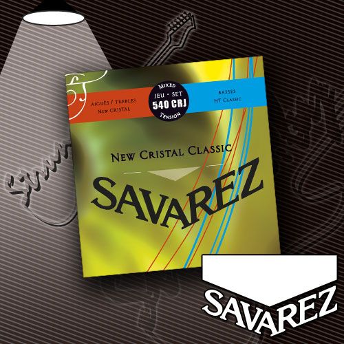 Струны для классической гитары Savarez 540CRJ New Cristal Classic Mixed