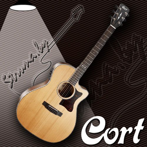Электро-акустическая гитара Cort GA5F-BW