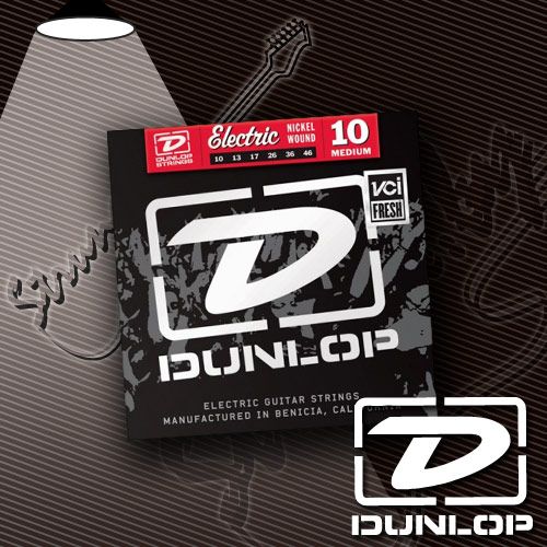 Струны для электрогитары Dunlop DEN1046 Nickel Wound 10-46