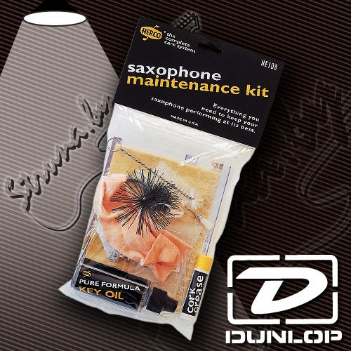 Набор по уходу за саксофоном Dunlop HE108 Saxophone Maintenance Kit Набор по уходу за саксофоном Dunlop HE108 Saxophone Maintenance Kit