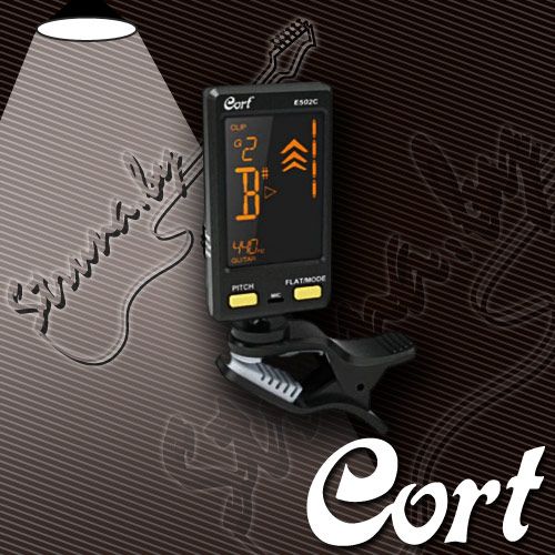 Гитарный тюнер-прищепка Cort E502C Гитарный тюнер-прищепка Cort E502C