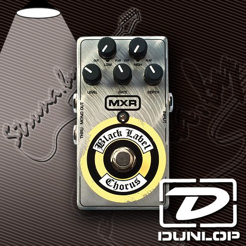 Купить гитарную примочку chorus (хорус) Dunlop MXR ZW38 Black Label Chorus в Минске Dunlop MXR ZW38 Black Label Chorus