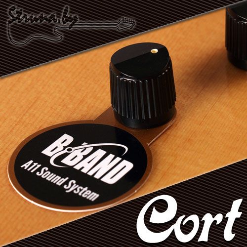 Электроника B-Band на классической гитаре Cort Sunset NY