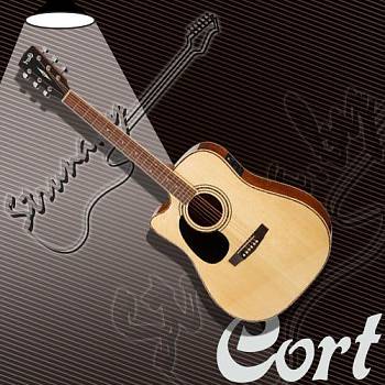 Электро-акустическая гитара Cort AD880CE LH(левосторонняя)