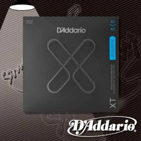 Струны для акустической гитары D'Addario XTAPB1047-12 Phosphor Bronze