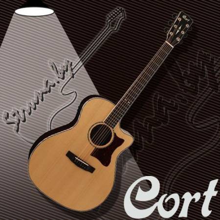 Электроакустическая гитара Cort GA5F-PF