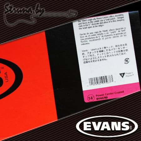 14" пластик для малого барабана Evans B14G1D Power Center