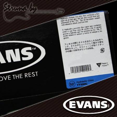 10" пластик для том барабана Evans TT10HG Hydraulic Glass