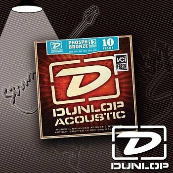Струны для 12-струнной акустической гитары Dunlop DAP1047J Phosphor Bronze 10-47