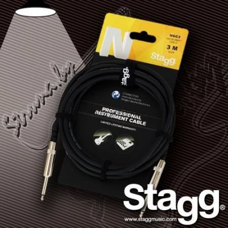 Инструментальный кабель Stagg NGC-3