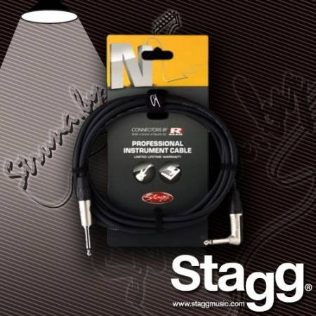 Инструментальный кабель Stagg NGC-3PLR