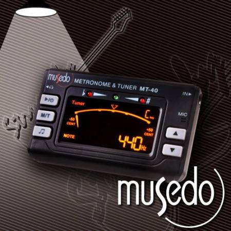 Гитарный тюнер с метрономом Musedo MT-40