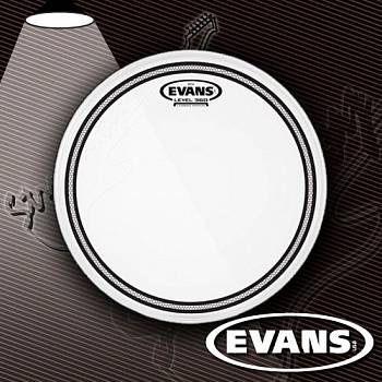 14" пластик для тома/малого барабана Evans B14EC2S EC2 Frosted