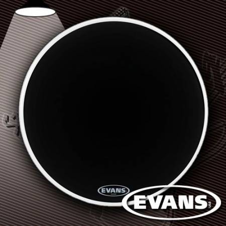 22" резонаторный пластик для бас-барабана Evans BD22RBG Resonant Black