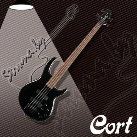 Бас-гитара Cort C4 Deluxe BK
