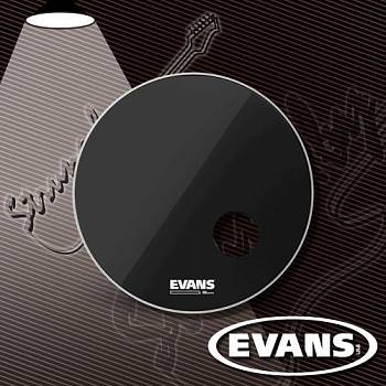 22" пластик для бас-барабана Evans EQ3 Resonant Black Bass BD22RB