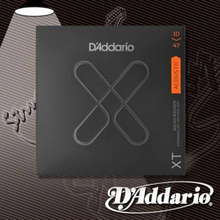 Струны для акустической гитары D'Addario XTABR1047 80-20 Bronze