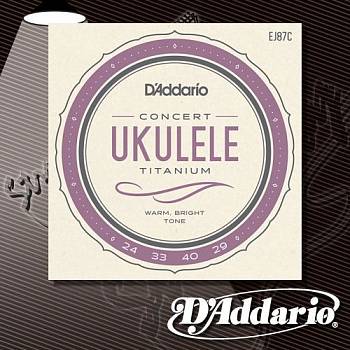 Струны для укулеле D'Addario EJ87C