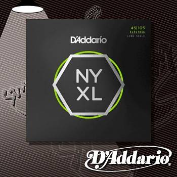 Изображение - Струны для бас-гитары D'addario NYXL45105 - магазин Struna.by
