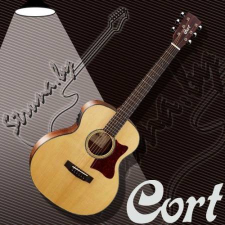 Электроакустическая гитара Cort Little CJ Walnut OP