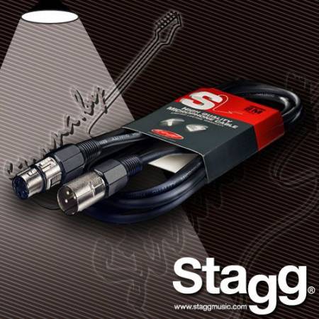 Микрофонный кабель Stagg SMC6 XLR(M)-XLR(F)