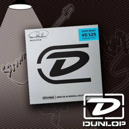 Изображение - Струны для 5-струнной бас-гитары Dunlop DBMMS45125 Marcus Miller Super Bright 45-125 - магазин Struna.by