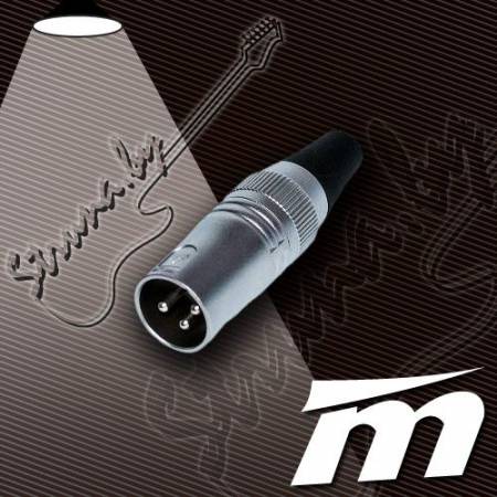 Разъем XLR (male) True Magic TX066A. Профессиональный 3-контактный соединительный XLR разъем (M, папа)