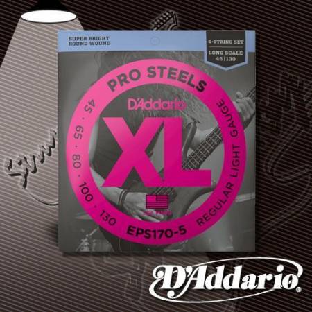 Изображение - Струны для бас-гитары D'addario EPS170-5 - магазин Struna.by