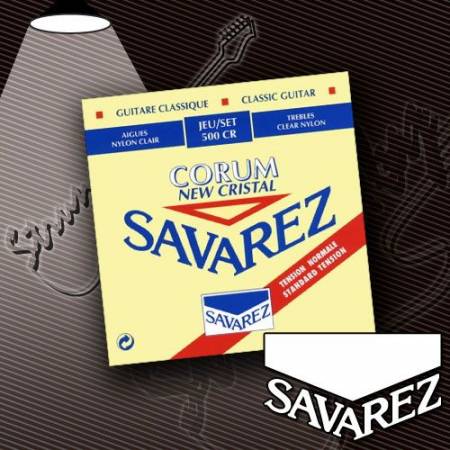 Струны для классической гитары Savarez 500CR New Cristal Corum