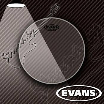 12" резонаторный пластик для том барабана Evans TT12RGL Resonant Glass